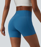 Short cycliste de yoga ventre plat Halara UltraSculpt™, taille haute, anti-roulis, 12,5 cm, avec poches