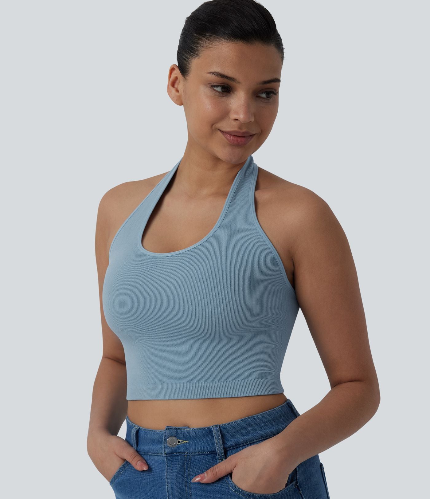 OneForm Débardeur décontracté court dos nu sans couture Seamless Flow
