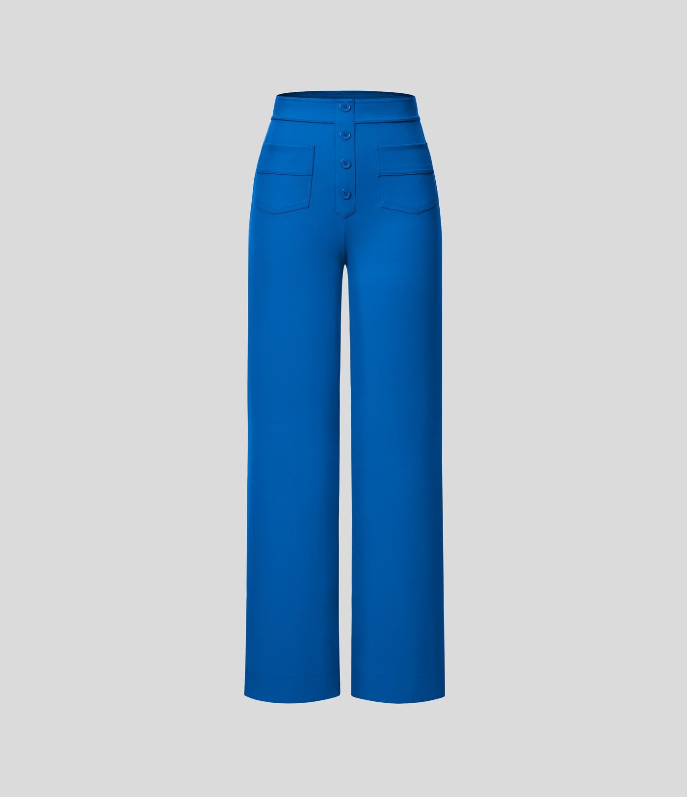 Pantalon taille haute coupe droite DayStretch avec poches
