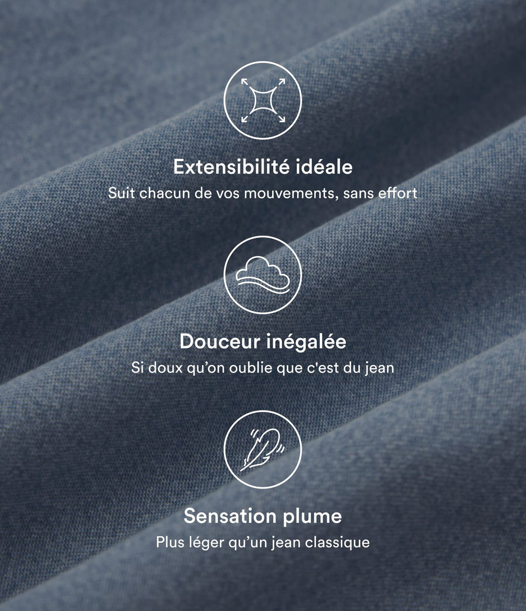 Halara Flex™ Jogging barrel en denim taille mi-haute avec poches