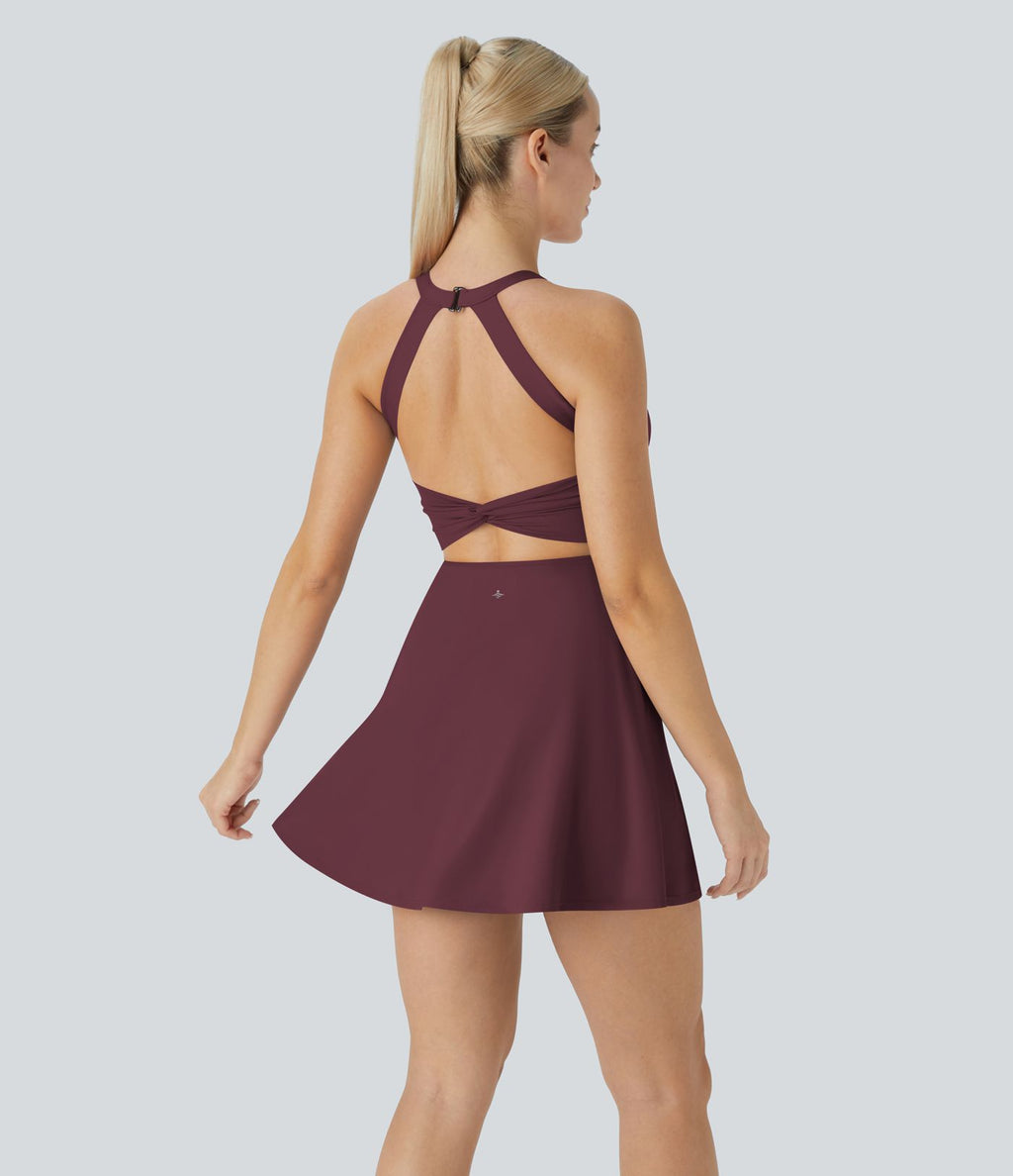 Softlyzero™ Airy Robe Sport Torsadée Dos Nu Édition Easy Peasy