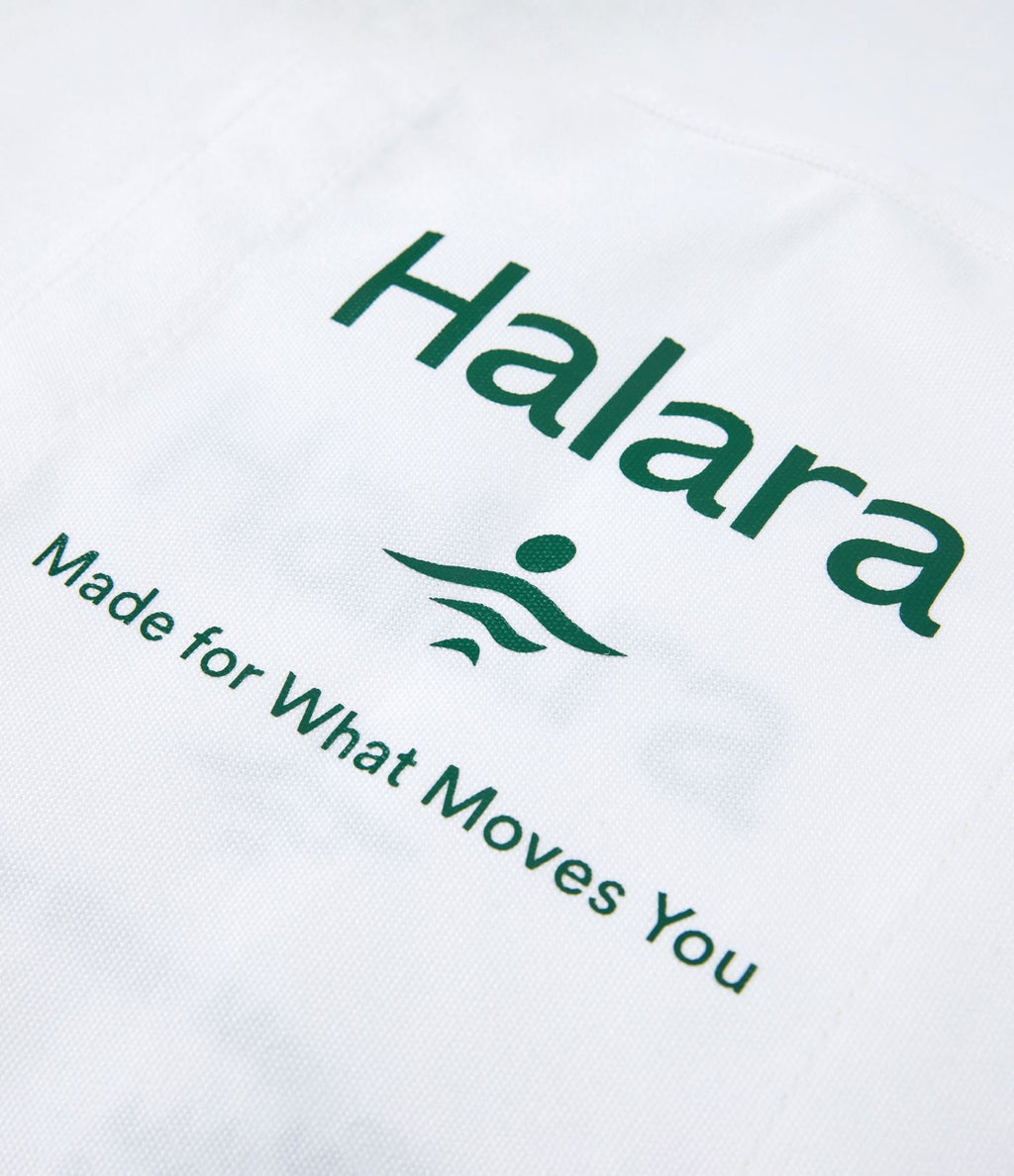 Tote Bag Halara décontracté en toile avec imprimé lettrage