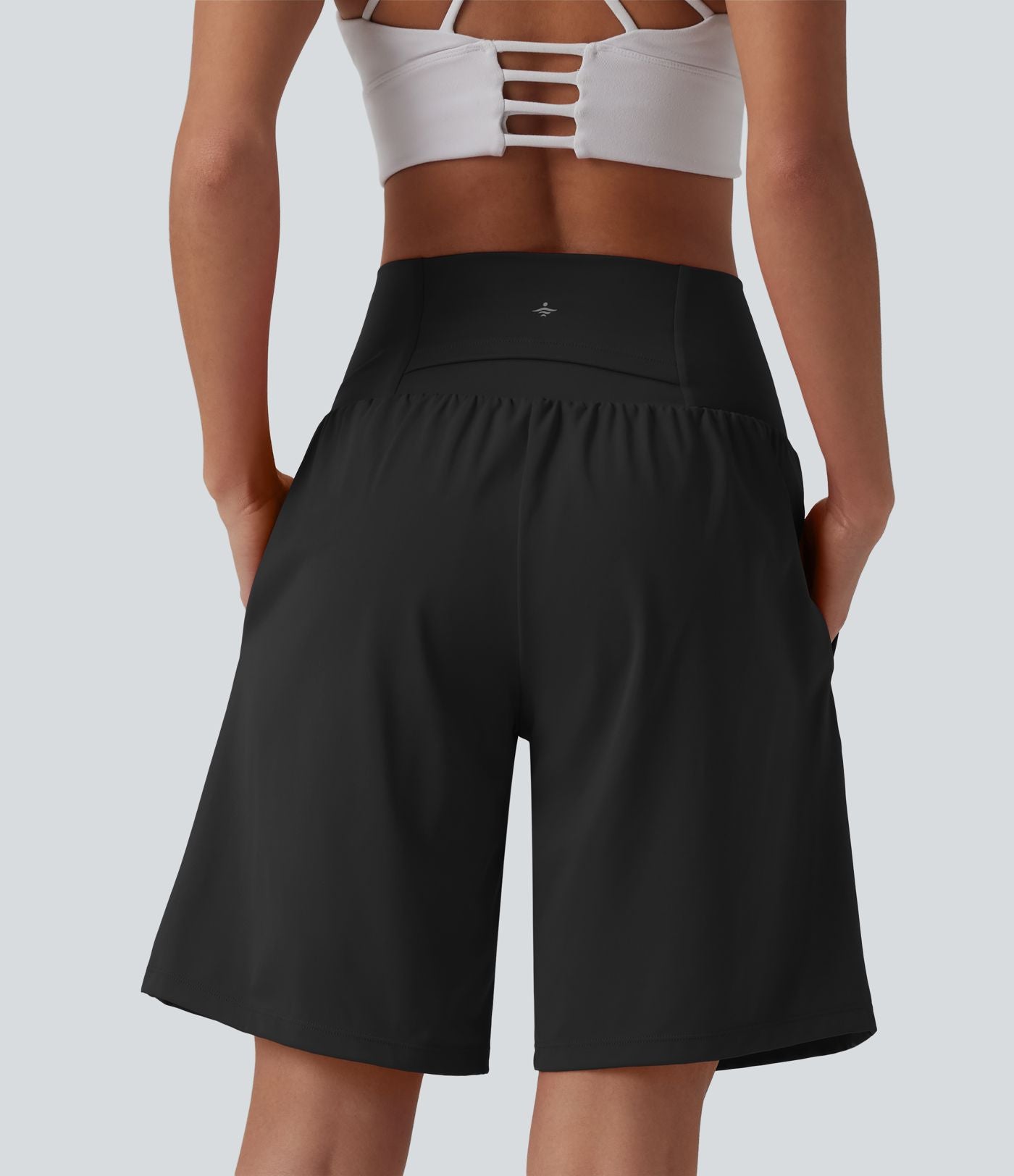 Short de yoga 2-en-1 SoftlyZero™ Airy taille très haute effet frais InstantCool 22,8 cm avec poches