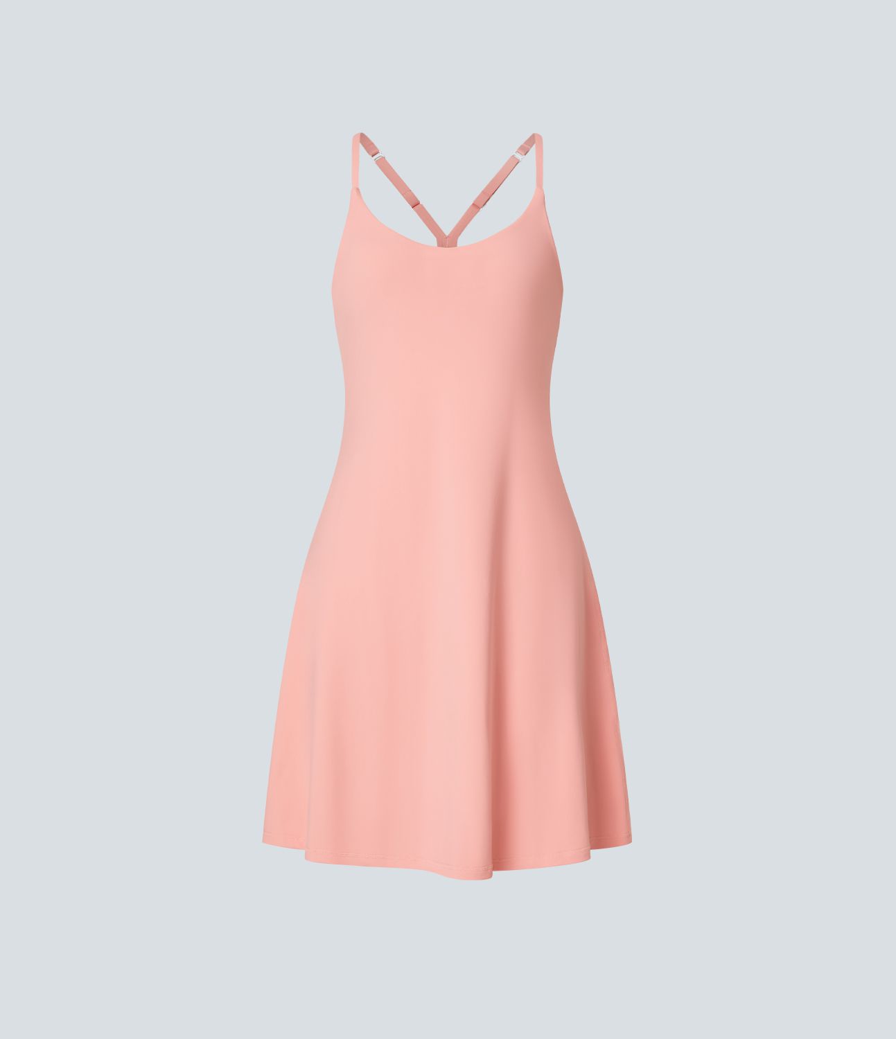 Softlyzero™ Airy Robe Sport de Yoga Plus Longue Dos Nu Découp Bretelles Réglables et Poches