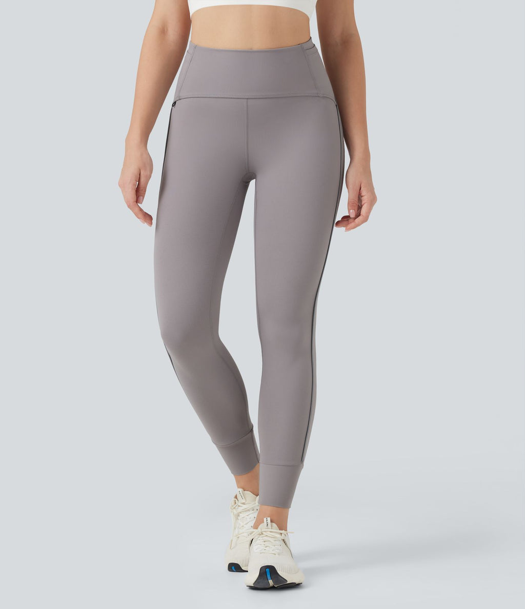 Legging de randonnée gainant taille haute réfléchissant avec poches - UPF50+ SoftlyZero™