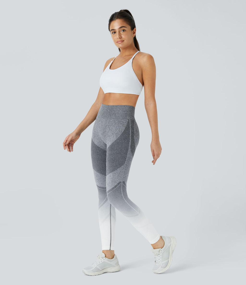 Legging running taille haute dégradé sans couture OneForm Seamless Flow