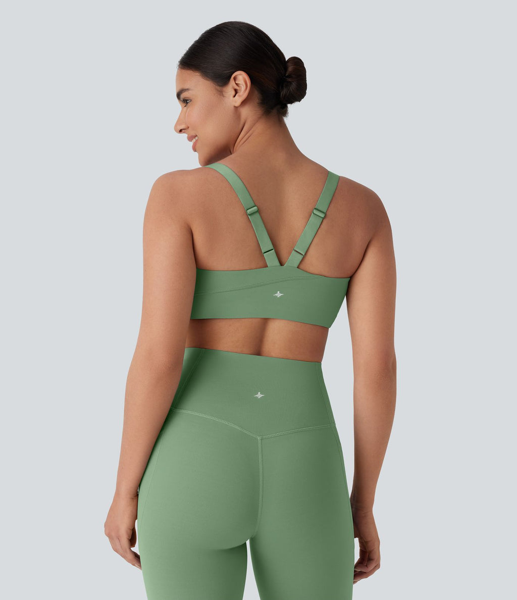 Brassière de sport entraînement Halara UltraSculpt™ soutien intermédiaire col U bonnets A-D