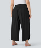 Pantalon tailleur gainant taille haute avec poches Halara Flex™