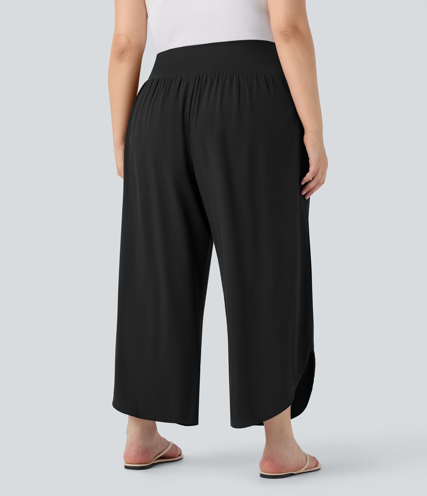 Pantalon tailleur gainant taille haute avec poches Halara Flex™