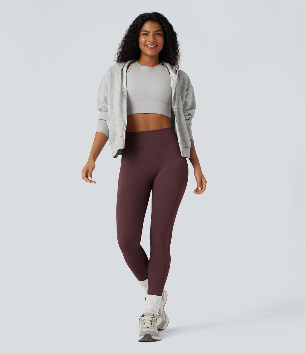 Legging yoga taille haute push-up froncé sans couture OneForm Seamless Flow