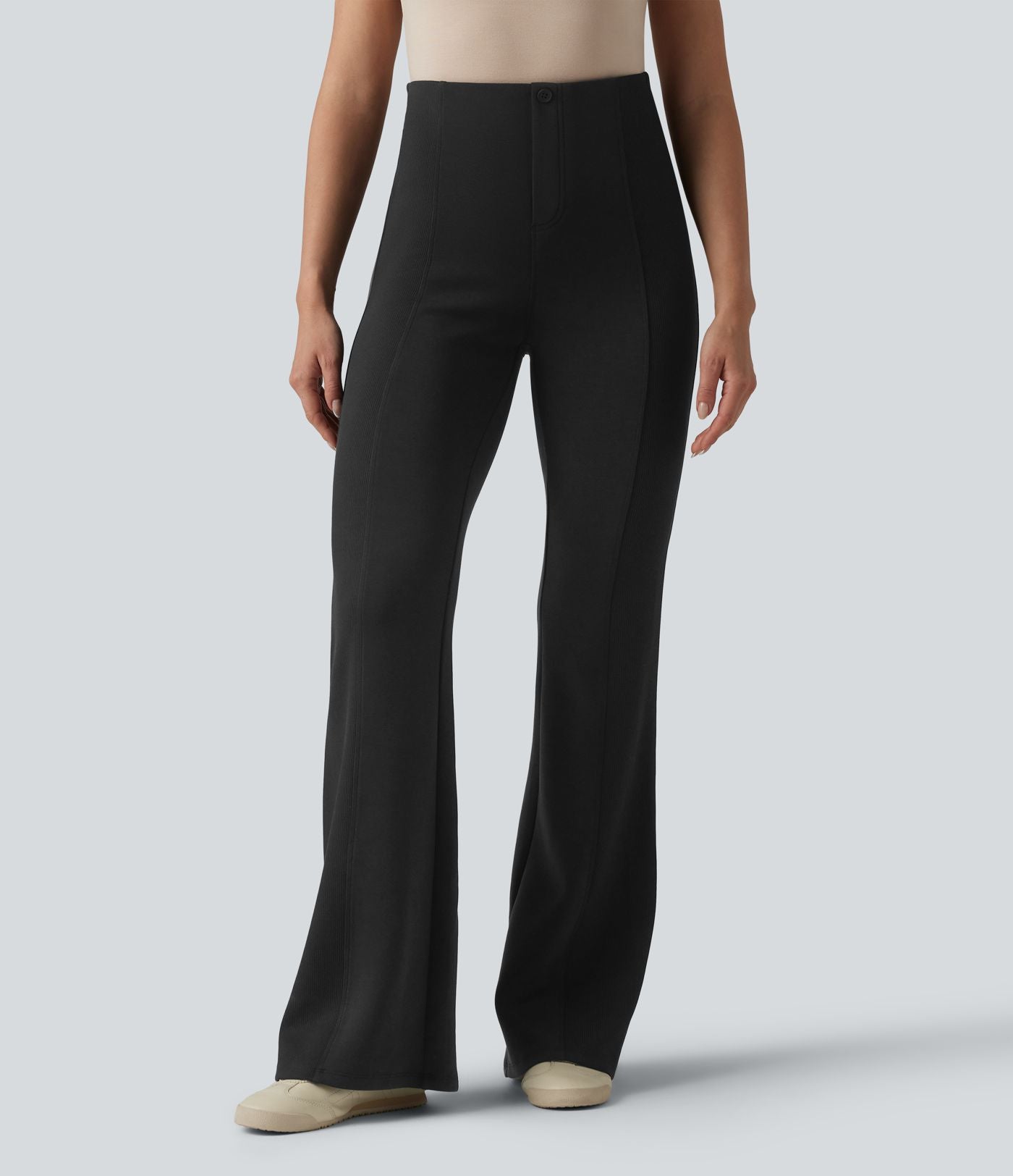 Pantalon évasé SpacerTek™ taille haute ventre plat