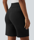 Short tailleur DayStretch ample taille haute avec poches