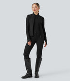 Pantalon ajusté 7/8 taille moyenne DayStretch avec poches