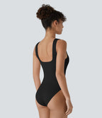 Combinaison lisse décolleté carré sans couture OneForm Seamless Flow