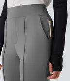 Pantalon de golf ample taille haute à séchage rapide avec poches pour tee de golf, UPF40+