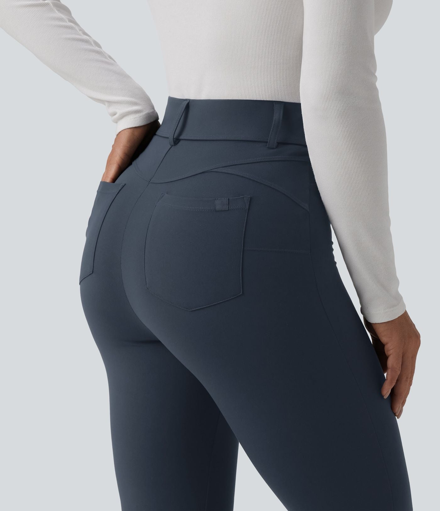 Legging décontracté 7/8 Halara UltraSculpt™ taille haute avec poches