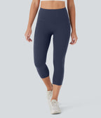 Legging corsaire d'entraînement gainant galbant taille haute avec poches Halara UltraSculpt™