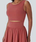 Robe longue décontractée sans manches Breezeful™ à découpes et séchage rapide - Se porte devant ou dos