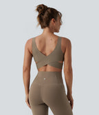 Brassière de sport d'entraînement Halara UltraSculpt™ maintien moyen col V push-up - Bonnets E-G