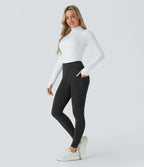Legging d'entraînement gainant galbant taille haute avec poches Halara UltraSculpt™