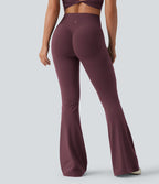 Halara UltraSculpt™ Legging yoga évasé gainant push-up taille haute à fronces avec poches