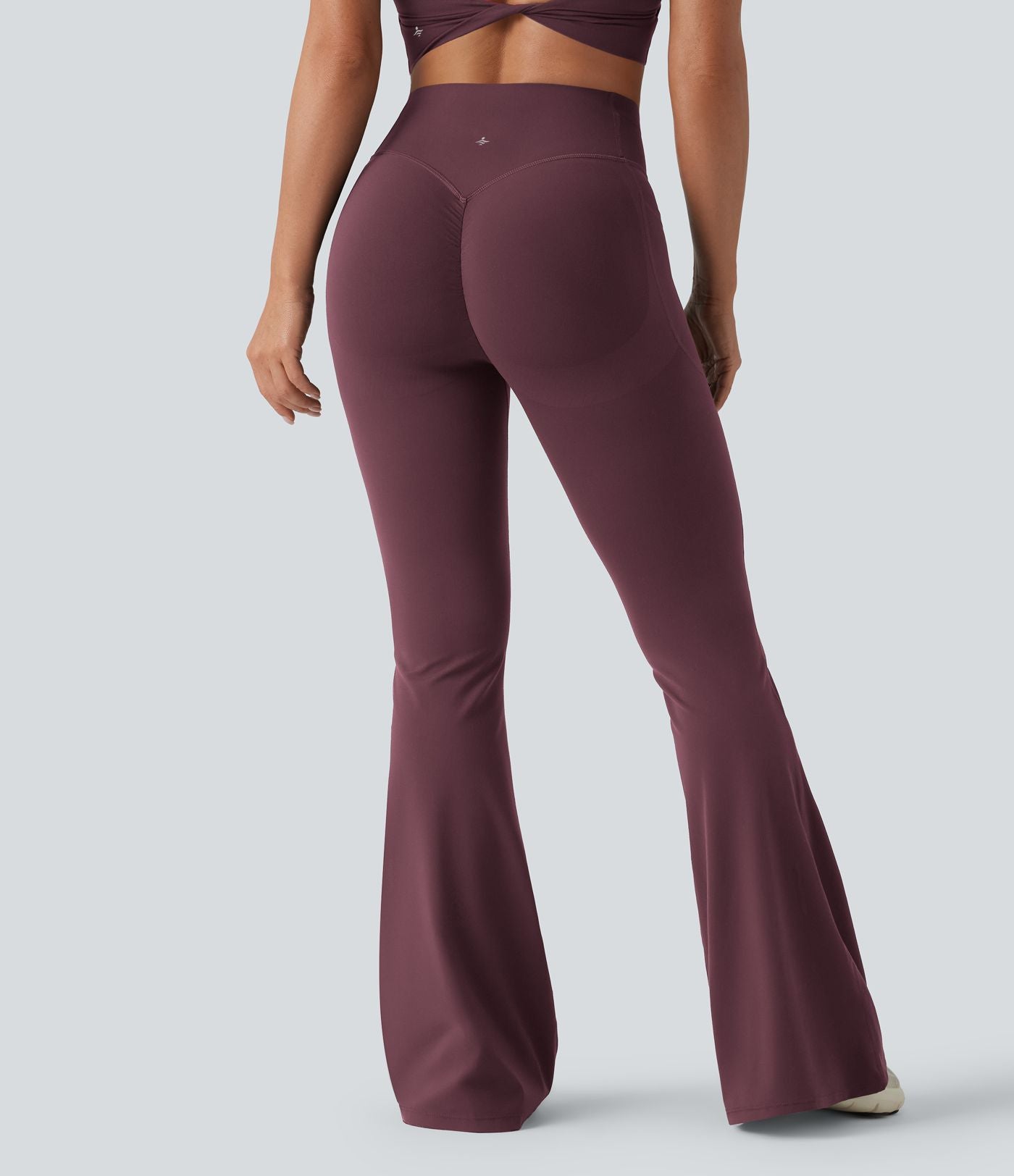 Halara UltraSculpt™ Legging yoga évasé gainant push-up taille haute à fronces avec poches