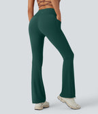 Pantalon de yoga à coupe bootcut gainant taille haute avec poches Halara UltraSculpt™