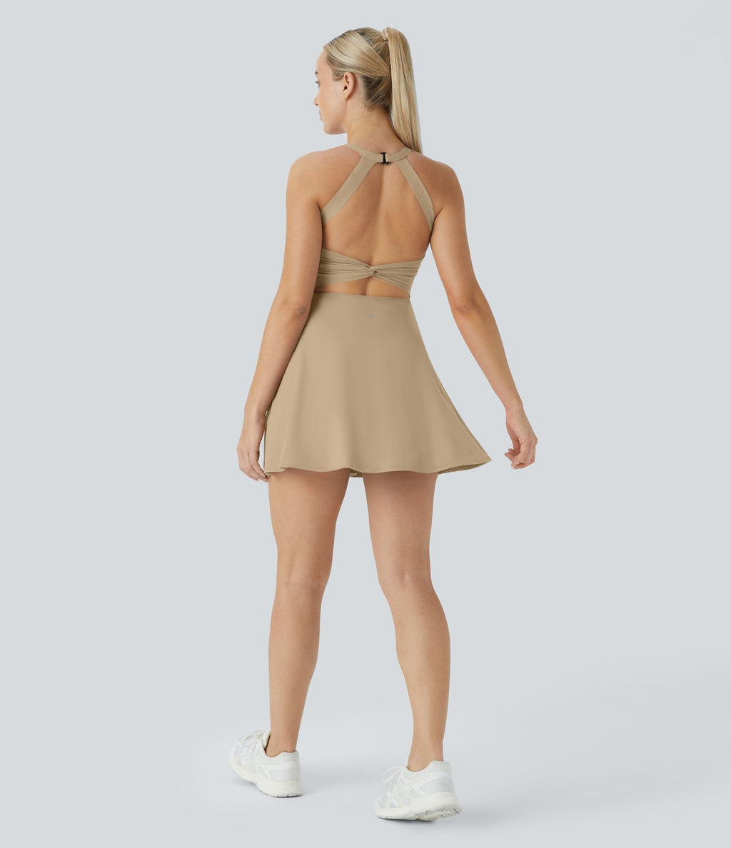 Softlyzero™ Airy Robe Sport Torsadée Dos Nu Édition Easy Peasy