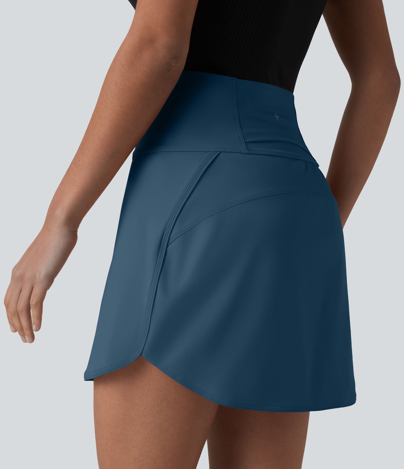 Jupe de golf courte 2-en-1 SoftlyZero™ Airy effet frais InstantCool taille ultra-haute gainant avec ourlet arrondi et poches