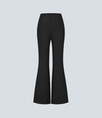 Pantalon tailleur légèrement évasé taille haute avec poches arrière Halara Flex™
