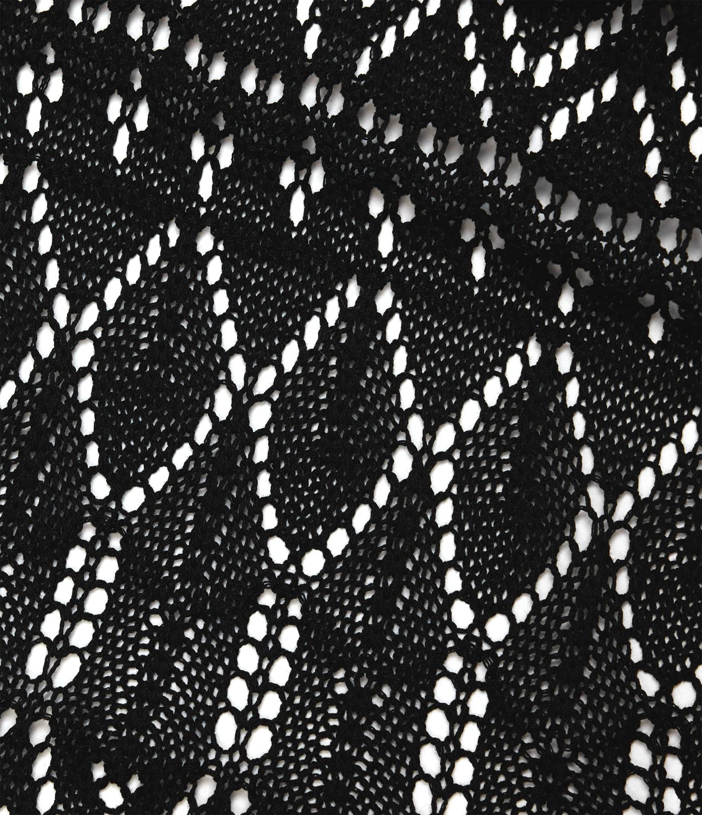 Robe mini moulante maille ajourée