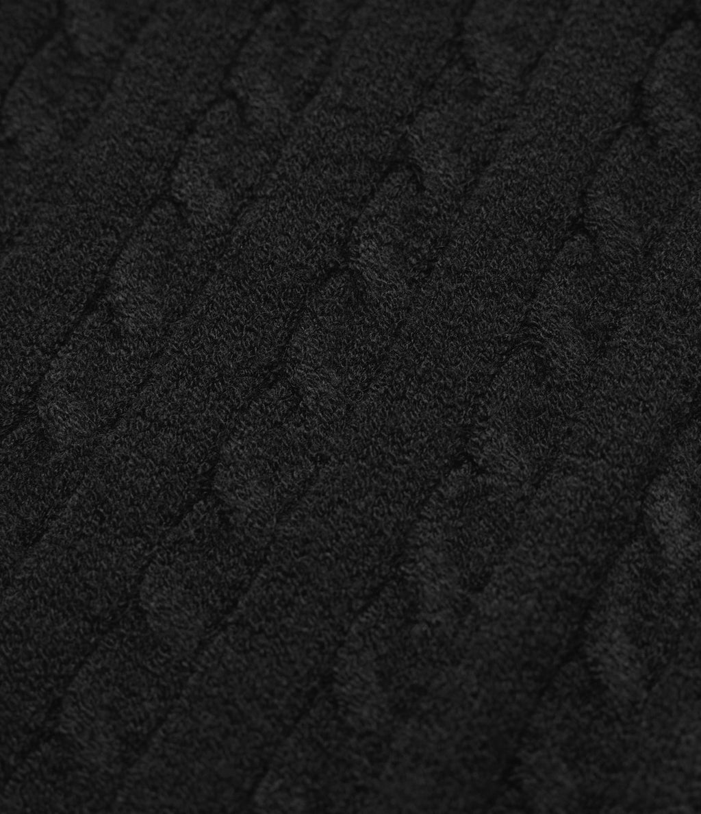 Cardigan long à capuche cordon de serrage manches longues