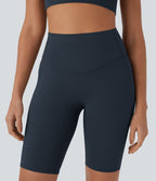 Short cycliste 22,8 cm d'entraînement gainant taille haute avec poches Halara UltraSculpt™