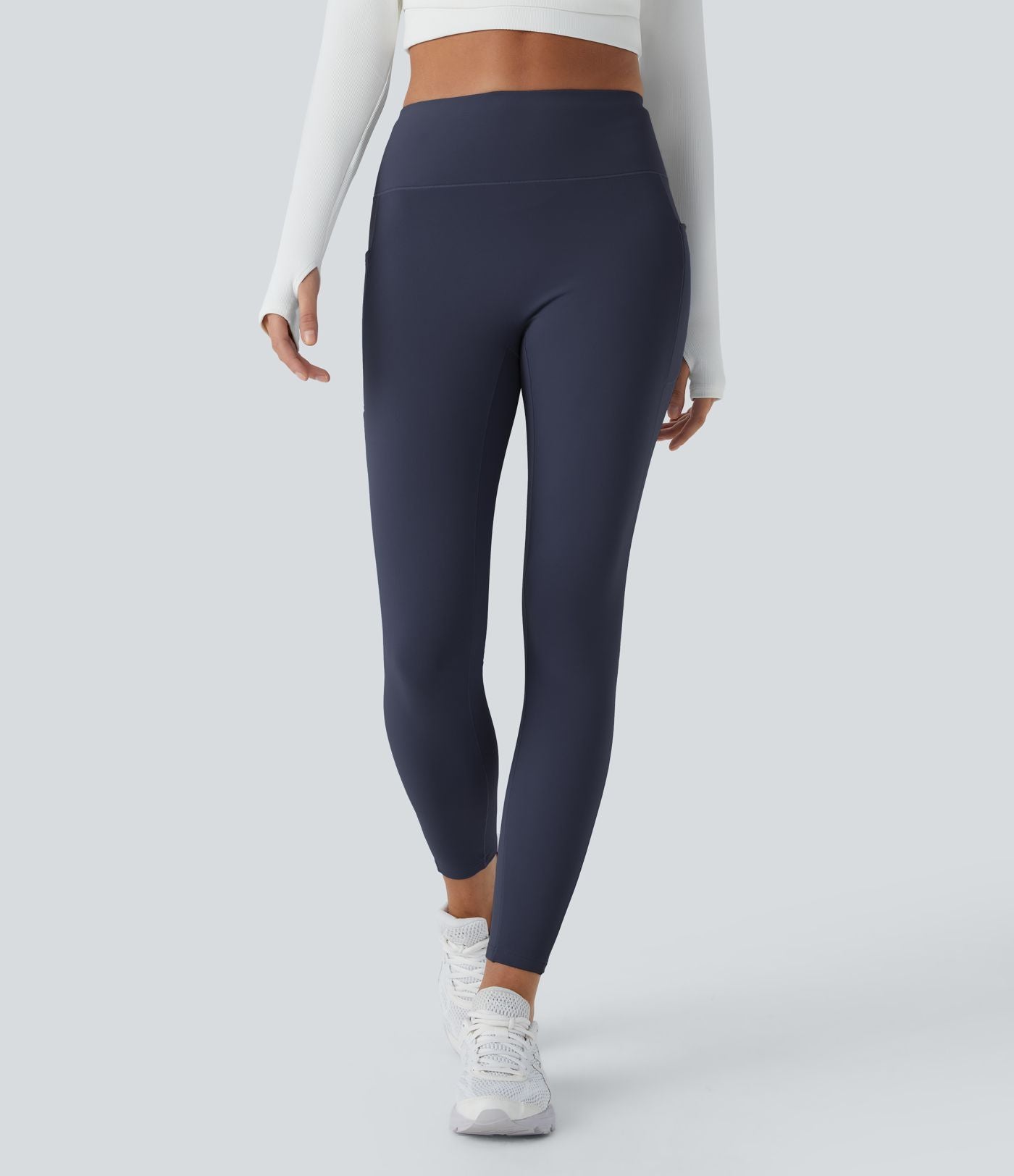 Legging thermique 7/8 Softlyzero™ taille haute coupe ajustée avec poches latérales