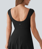Robe de danse mini SoftlyZero™ Airy 2-en-1 col bateau dos nu effet frais InstantCool avec poches, accès facile Easy Peasy, protection solaire UPF50+