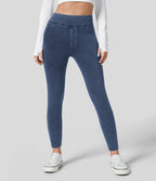 Legging en denim taille haute Halara Flex™ Denim Heat avec poches