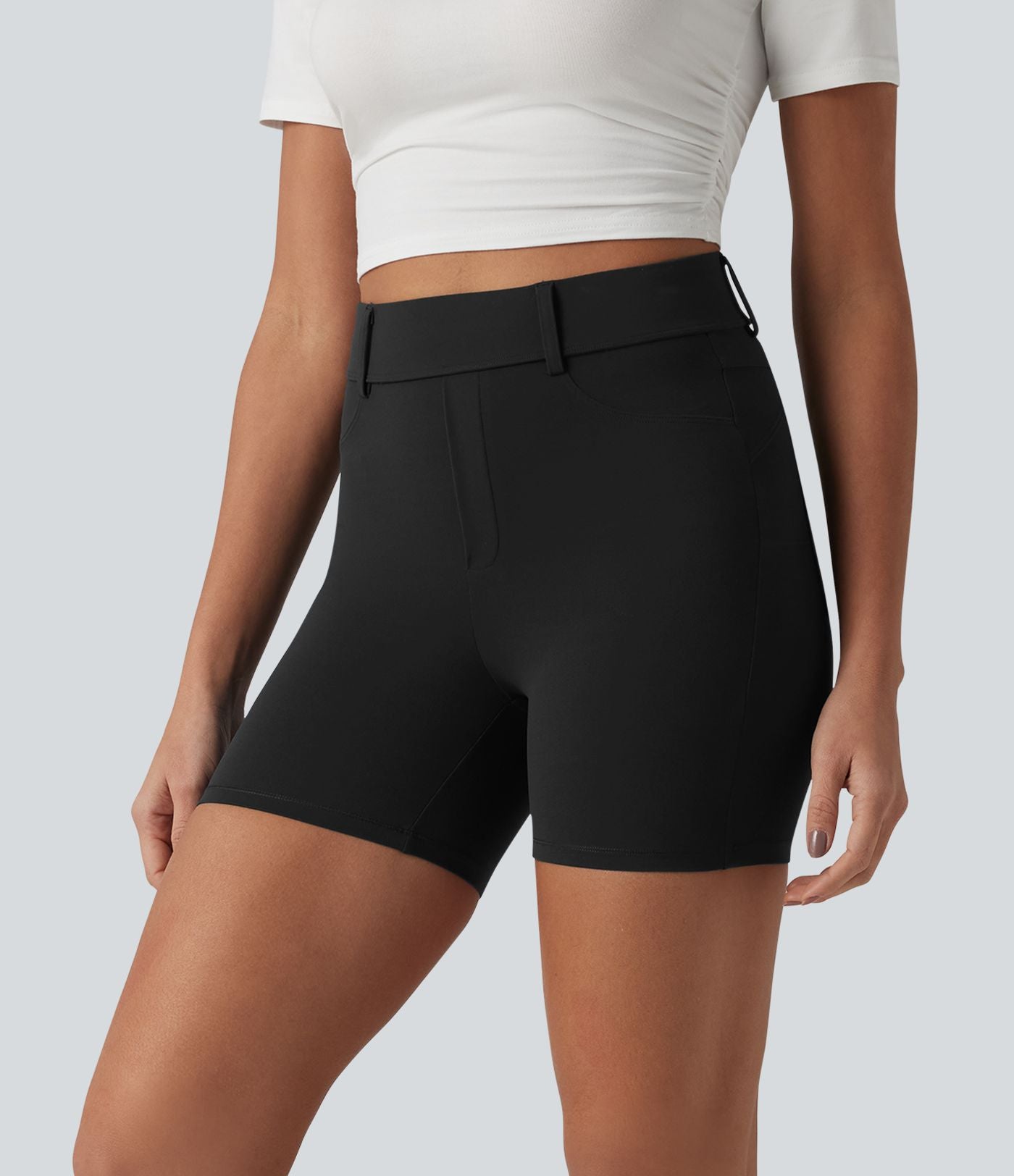 Halara UltraSculpt™ Cycliste casual 12,5 cm taille haute avec poches