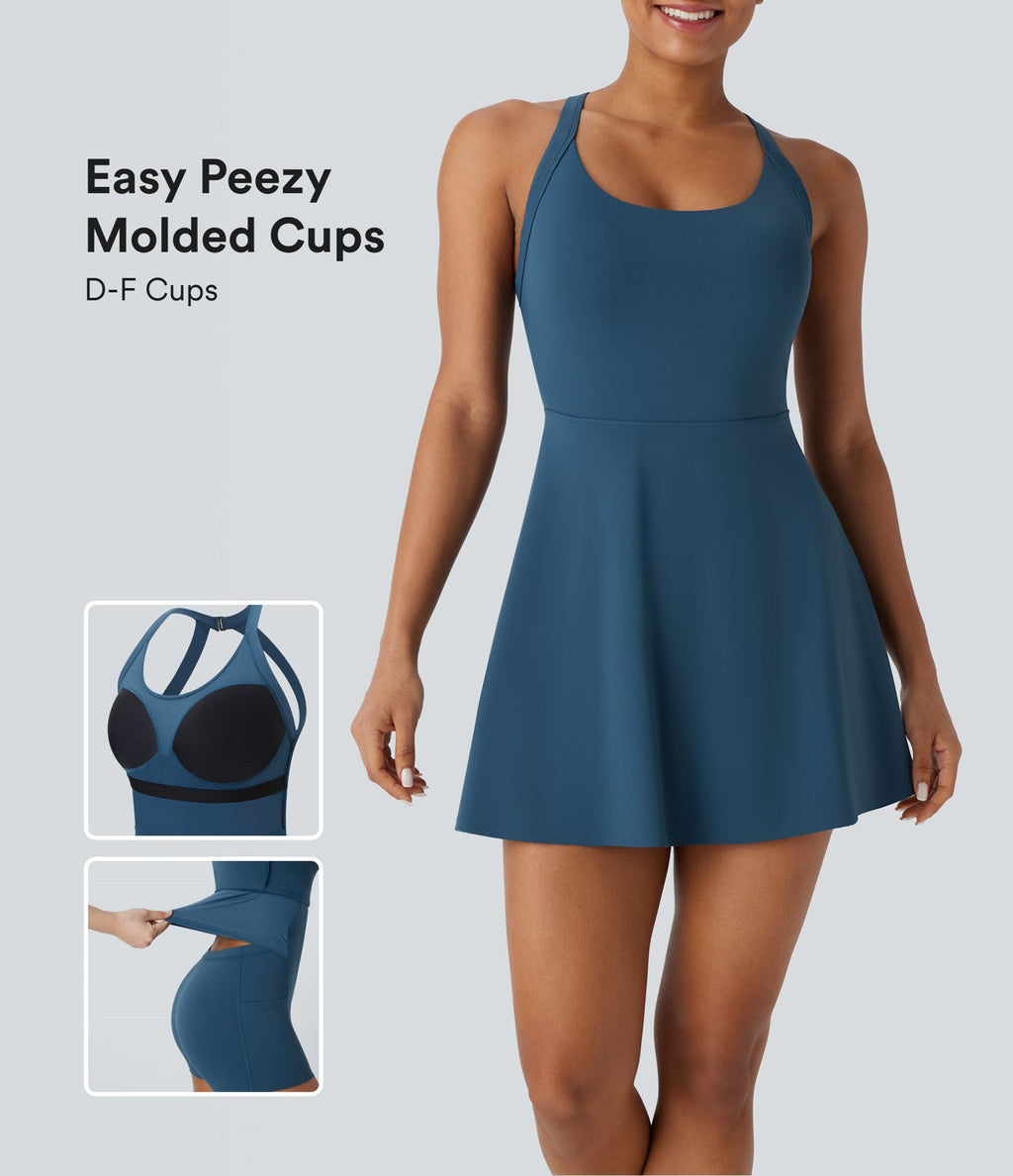 Robe de danse SoftlyZero™ Airy avec coques moulées, effet frais InstantCool, accès facile Easy Peasy, bonnets E-G