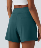 Short de travail large taille haute DayStretch avec poches