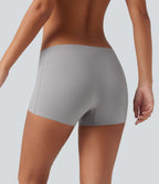 Shorty d'intérieur lisse à taille mi-haute