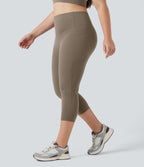 Jupe-short de tennis courte 2-en-1 gainante taille haute avec poches