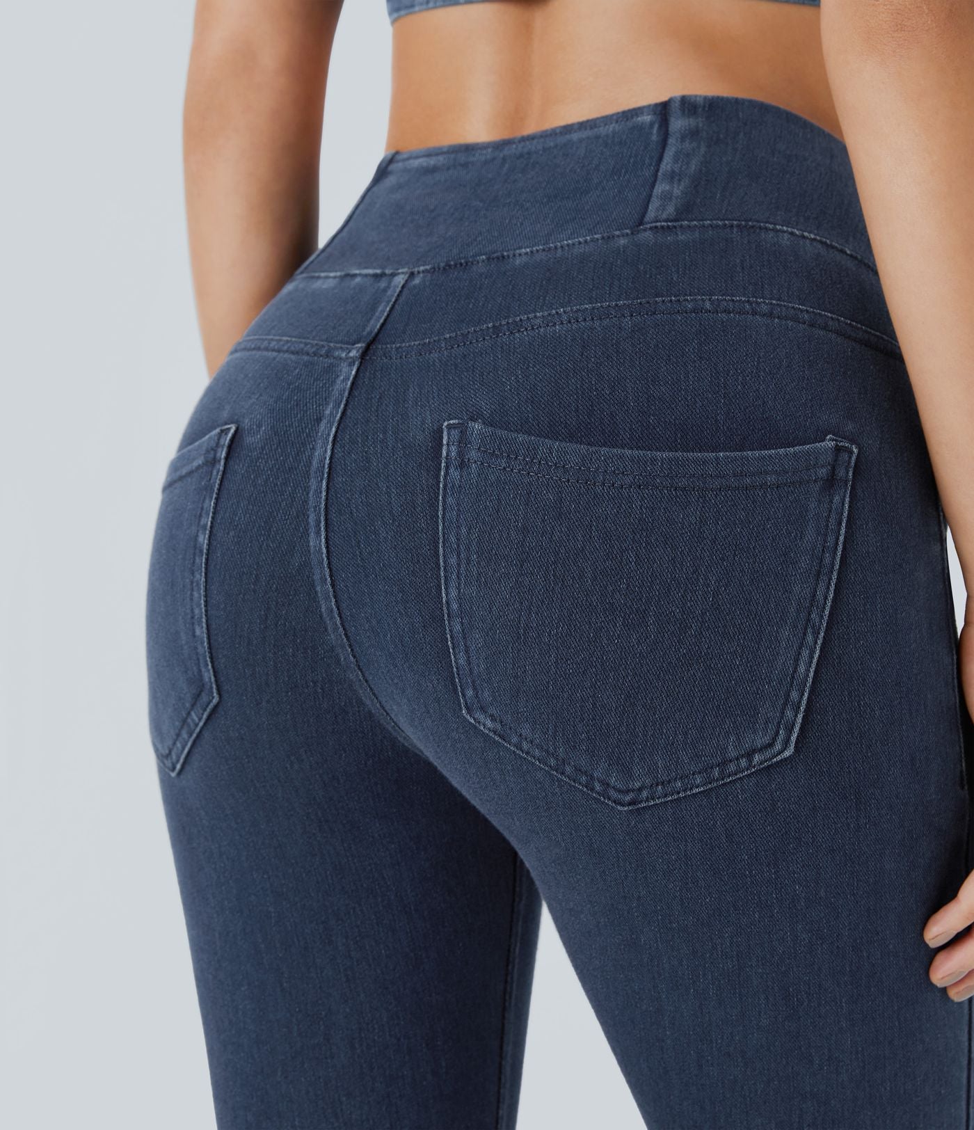 Halara Flex™ Jegging Travail Taille Haute Croisé Poches Multiples Tricot Extensible