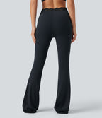 Halara UltraSculpt™ Legging bootcut de yoga taille haute en V avec dentelle contrastée et poches
