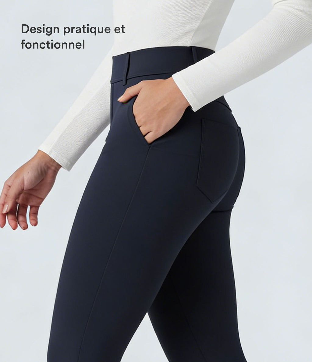 Legging thermique SoftlyZero™ Plush 7/8 taille haute avec poches