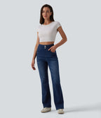 Halara Flex™ Jegging bootcut casual taille haute avec poches
