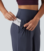 Pantalon de running court effet frais InstantCool taille haute à séchage rapide avec cordon intérieur, ourlet arrondi, poches et protection solaire UPF50+