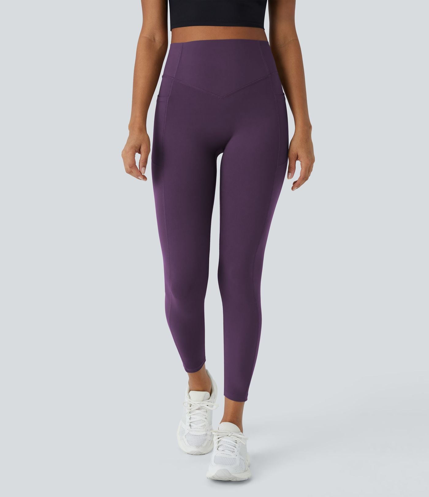 Legging d'entraînement gainant galbant taille haute avec effet scrunch et poches Halara UltraSculpt™