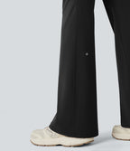 Pantalon de danse à coupe bootcut gainant taille mi-haute repliable avec fronces et poches Halara UltraSculpt™