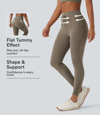Legging de yoga gainant taille haute avec cordon de serrage et poches Halara UltraSculpt™