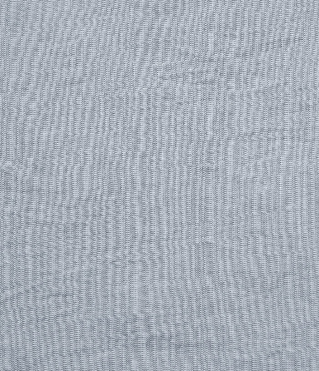 Chemise col V manches courtes aspect lin pour le bureau
